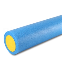 Yoga foamroller i blå på 90 X 15 cm ( lang model )